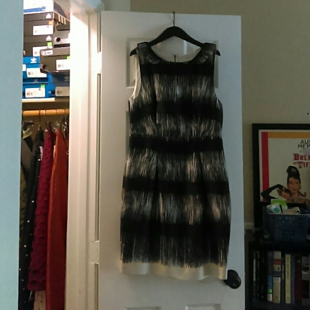Banana Republic Sleeveless Striped Dress