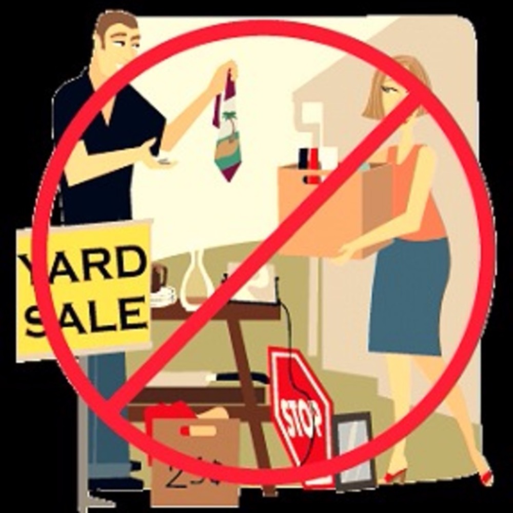 Not a yard sale page