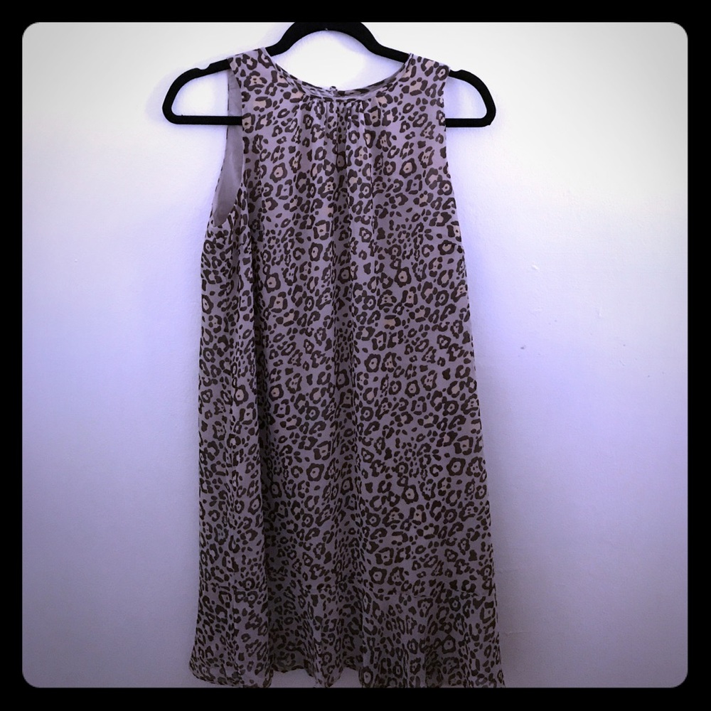 Loft Cheetah print dress