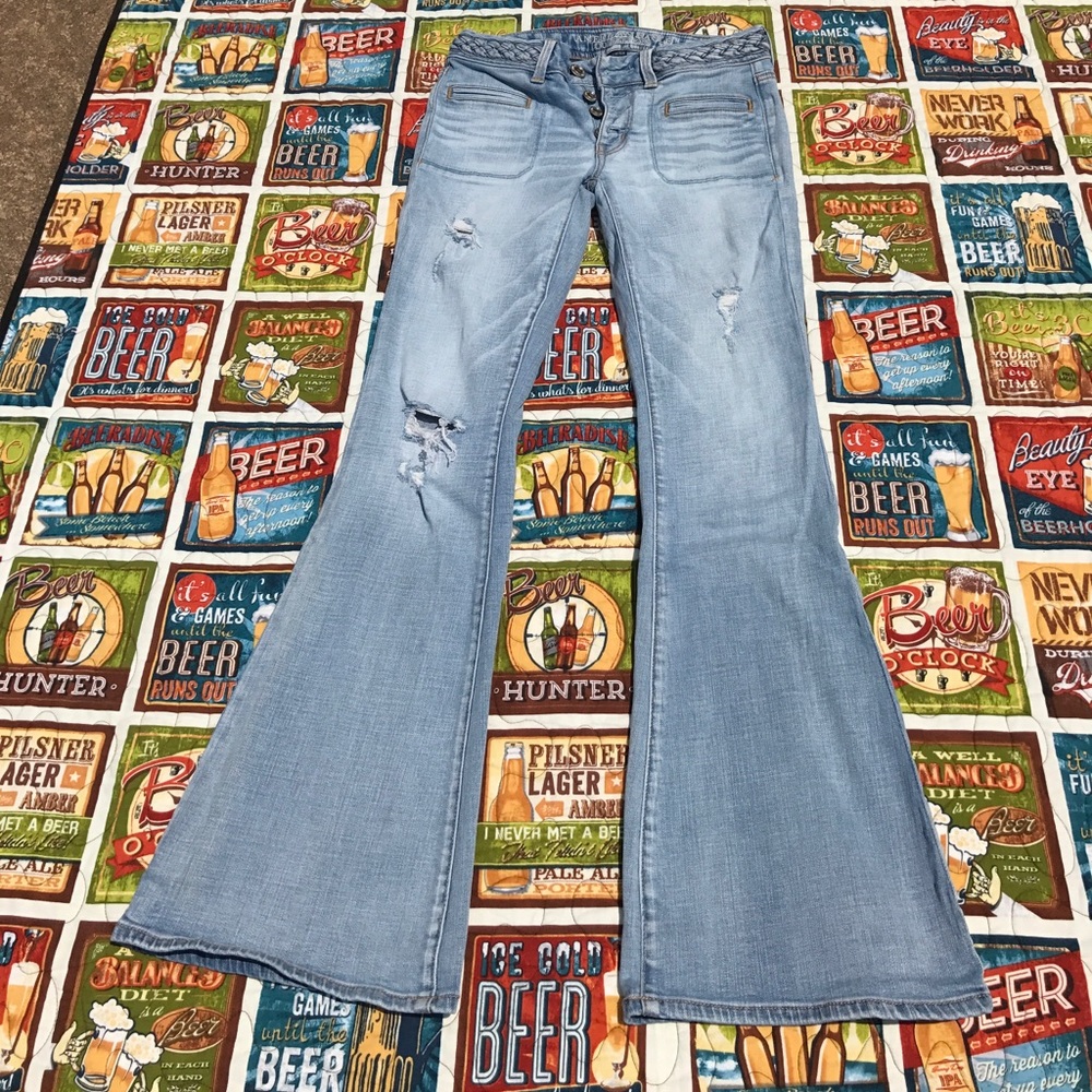 American Eagle Boho Artist jeans size 27.