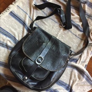 Tooled Black Patricia Nash Bag