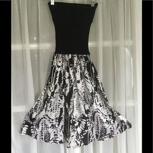 Bebe black floral dress