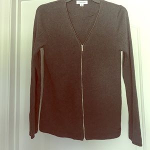 Calvin Klein zip up sweater NWOT