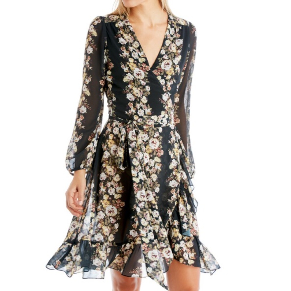 WAYF wrap dress