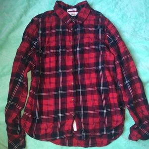 Red flannel shirt