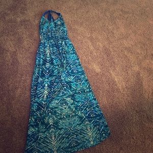 Blue dress