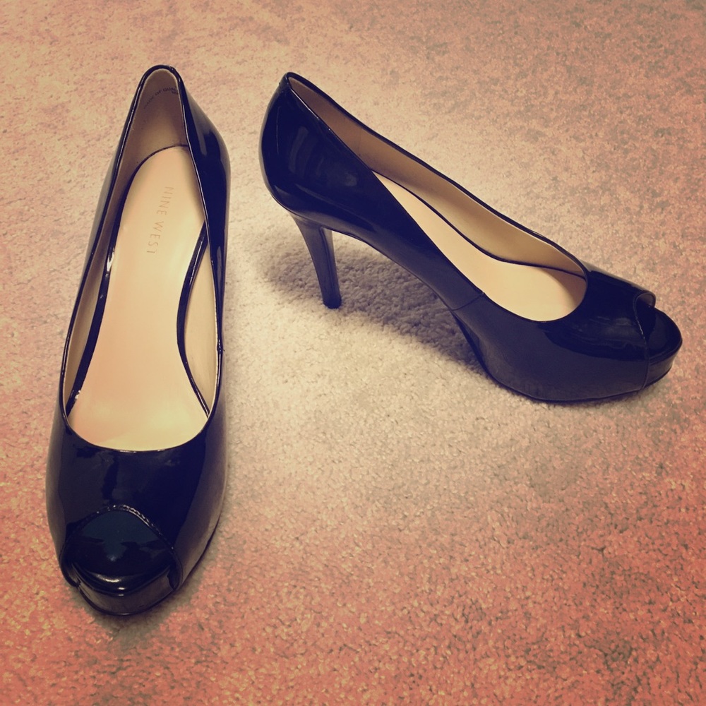 Nine West Platform Peep Toes