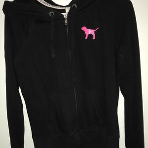 PINK Black Hoodie