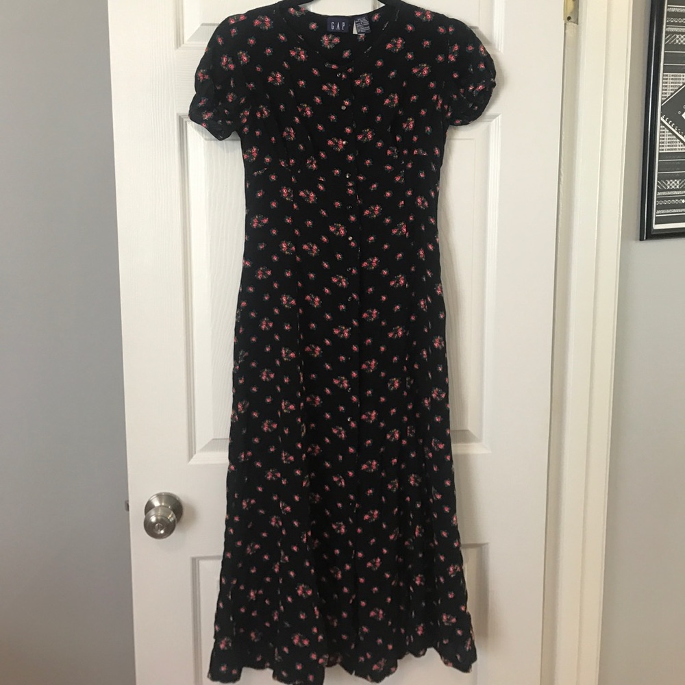 90's Vintage Baby doll Gap midi dress