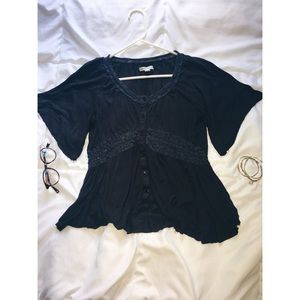 Boho American Eagle Top