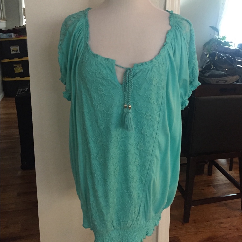 Style&Co plus size peasantblouse