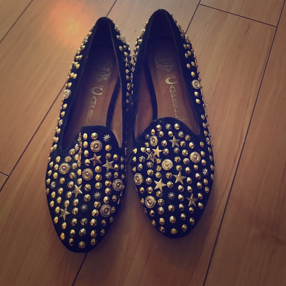 Jeffrey Campbell studded loafers
