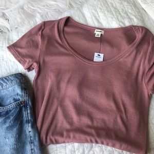 NWT Pink Garage ribbed tee