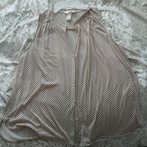 Pastel pink sleeveless blouses