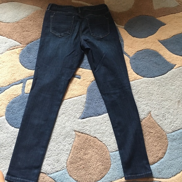 Mid-rise Skinny Jeans (Curvy Fit) Dark Wash - Picture 6 of 7