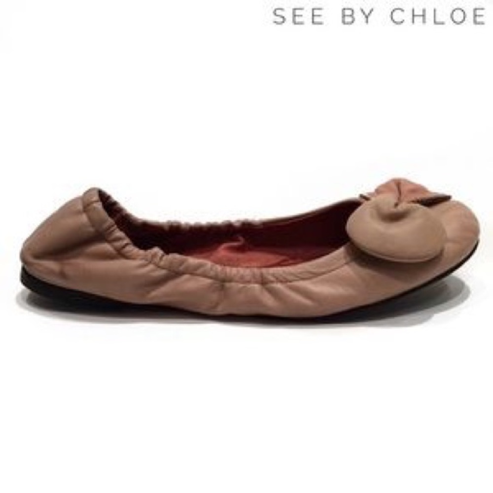 See By Chloe Bow flats