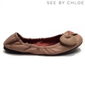 See By Chloe Bow flats