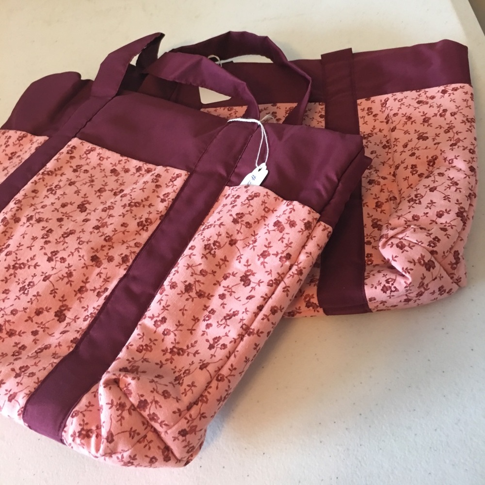 Tote bags homemade 6 pocket on the outside