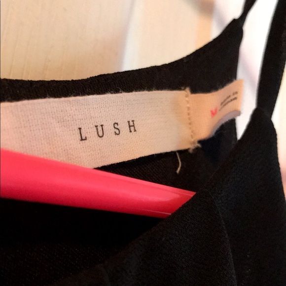 Lush Brand Black Halter A-Line Short Dress - Picture 3 of 3