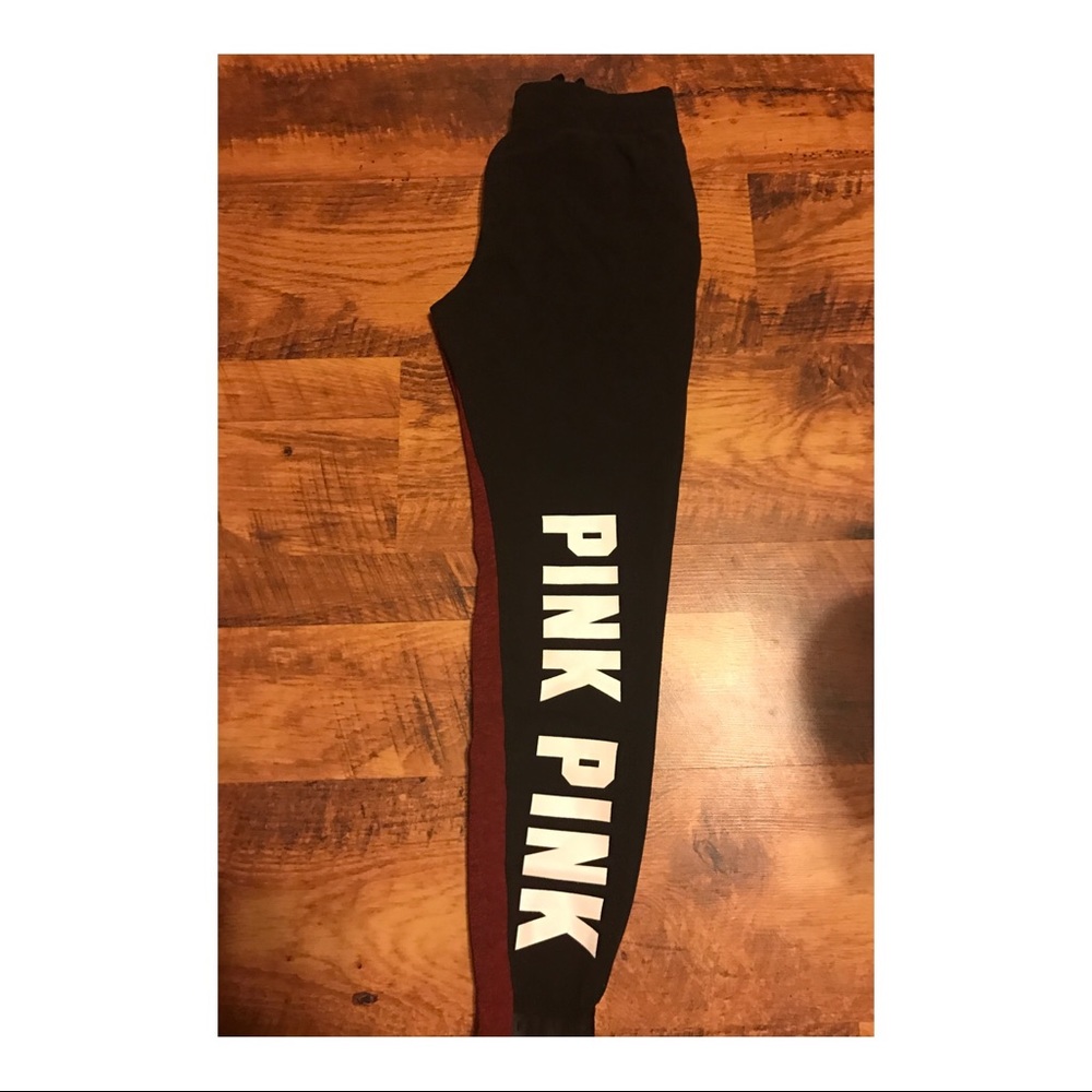 VS Pink Sweatpants with Red Lining. ❤️😍