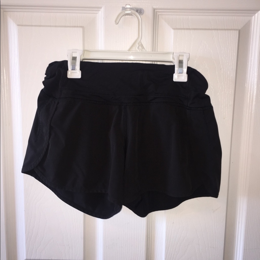 Black LONG lululemon shorts