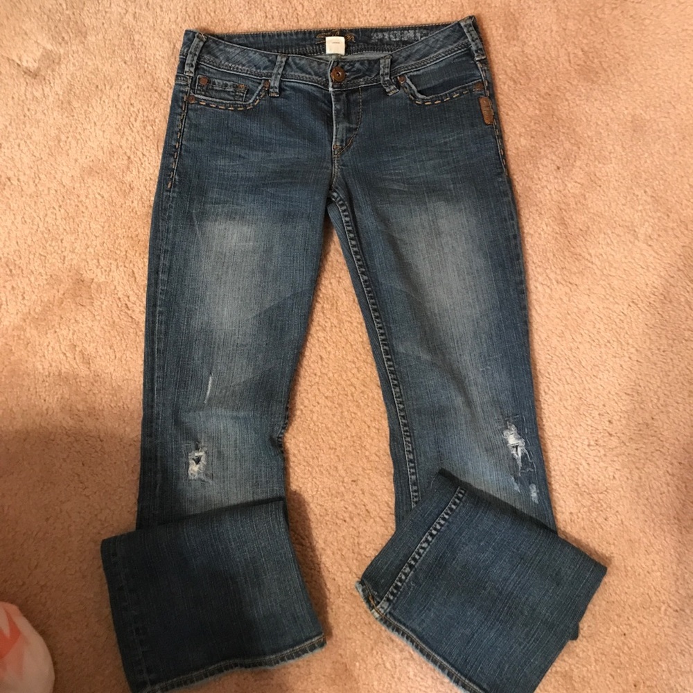 Silver jeans