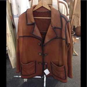 Custom made buffalo coat