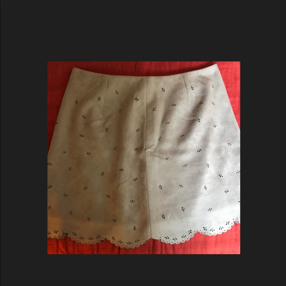 New without tags suede mini skirt