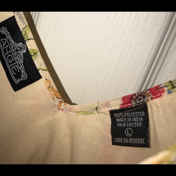 Floral V-Neck Spaghetti Strap Dress - Picture 3 of 3