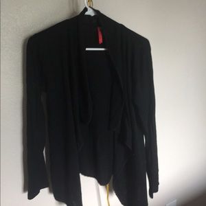 Black hi lowcardigan