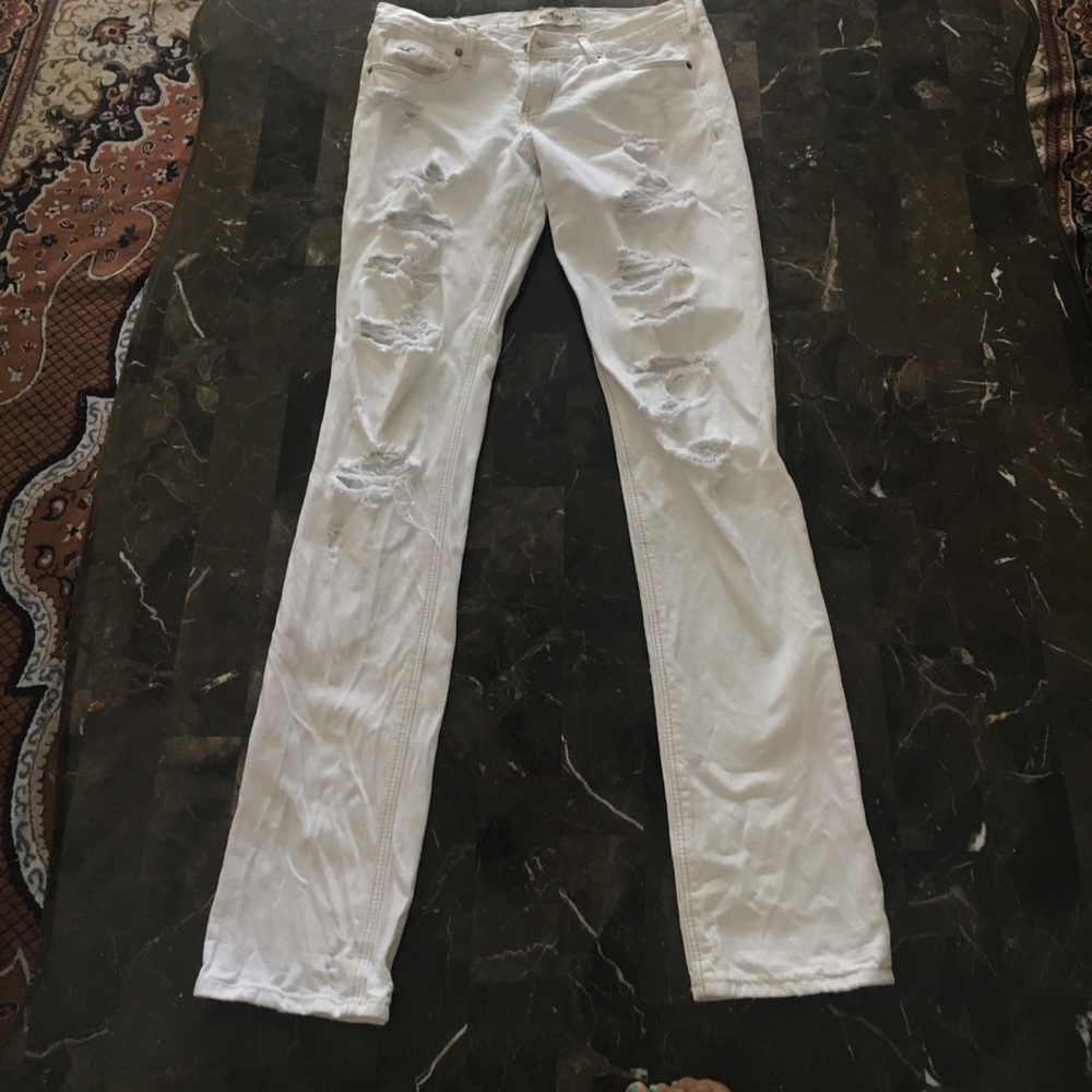 Hollister Laguna Skinny White Jeans