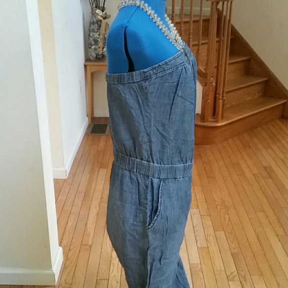 Armani Exchange Denim Jumpsuit - Picture 3 of 8