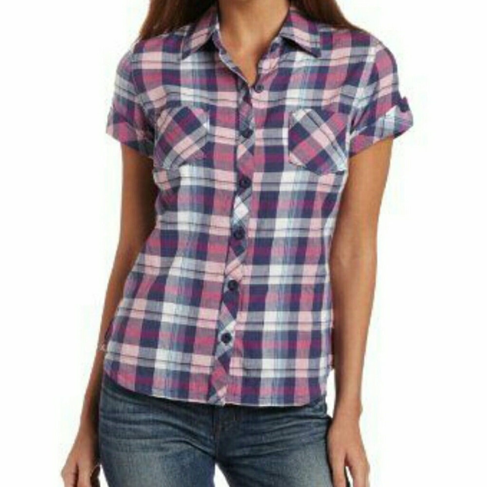 Short sleeve flannel