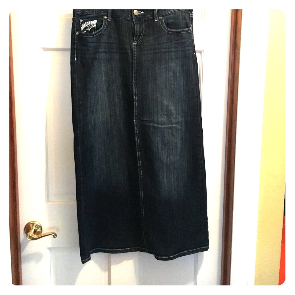 Jean skirt! Worn three times