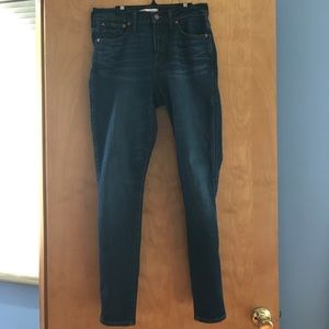 madewell 9" high rise skinny skinny jeans nwot