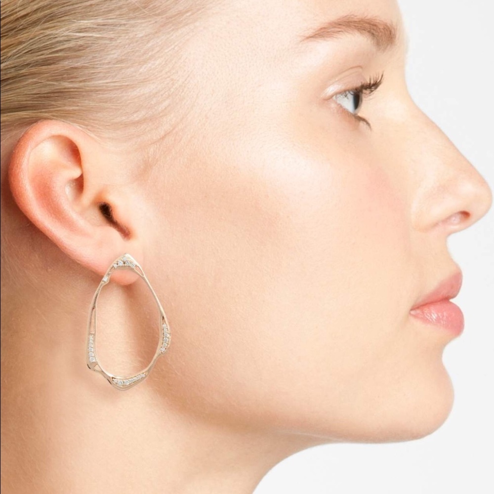 Kendra Scott rose gold hoops - Picture 7 of 7