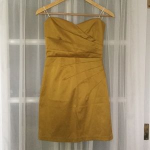 Strapless mini cocktail dress