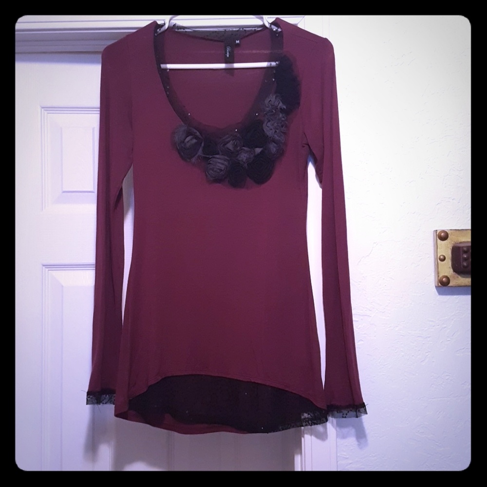 BKE Maroon shirt