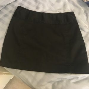 Express black mini skirt
