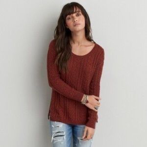 NWOT American Eagle Sweater with Zipper Details