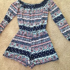 Long sleeve romper