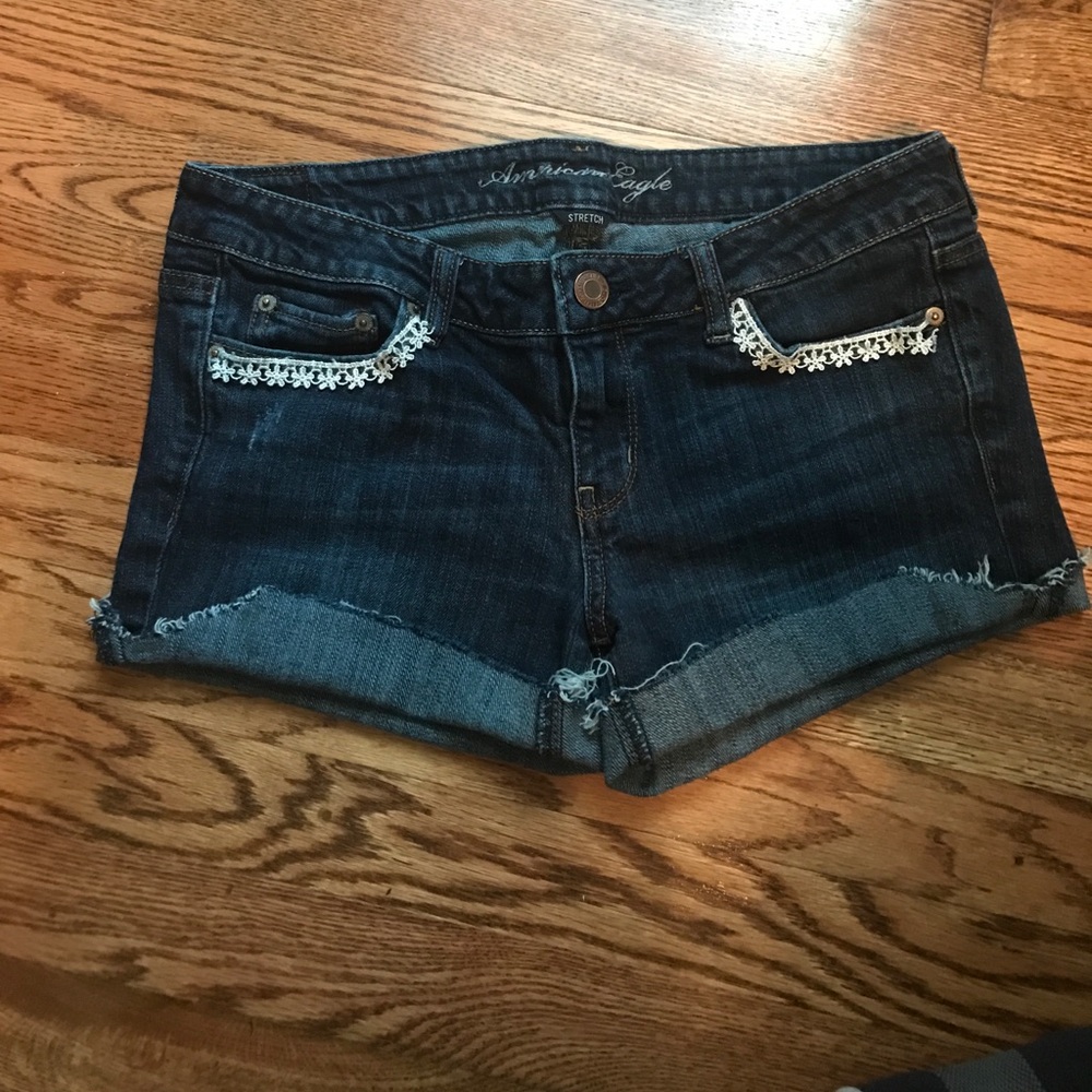 American eagle jean shorts