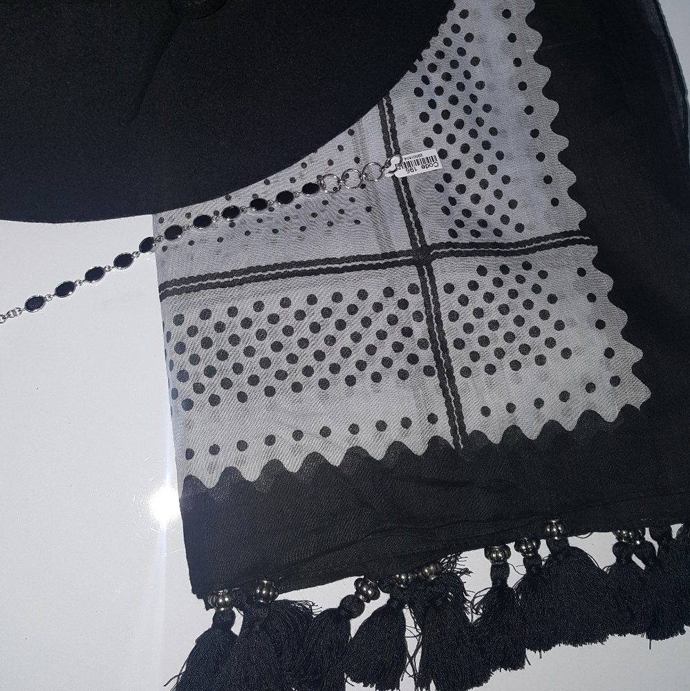 100% cotton wrap-around scarf