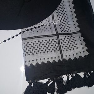 100% cotton wrap-around scarf