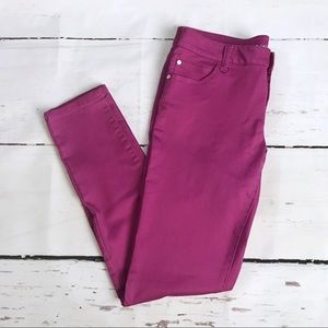 Magenta Pink Skinny Jeans