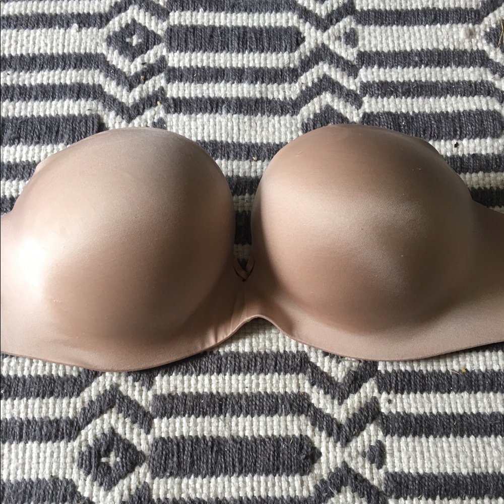 Victoria Secret Padded Strapless Bra nude 36 C