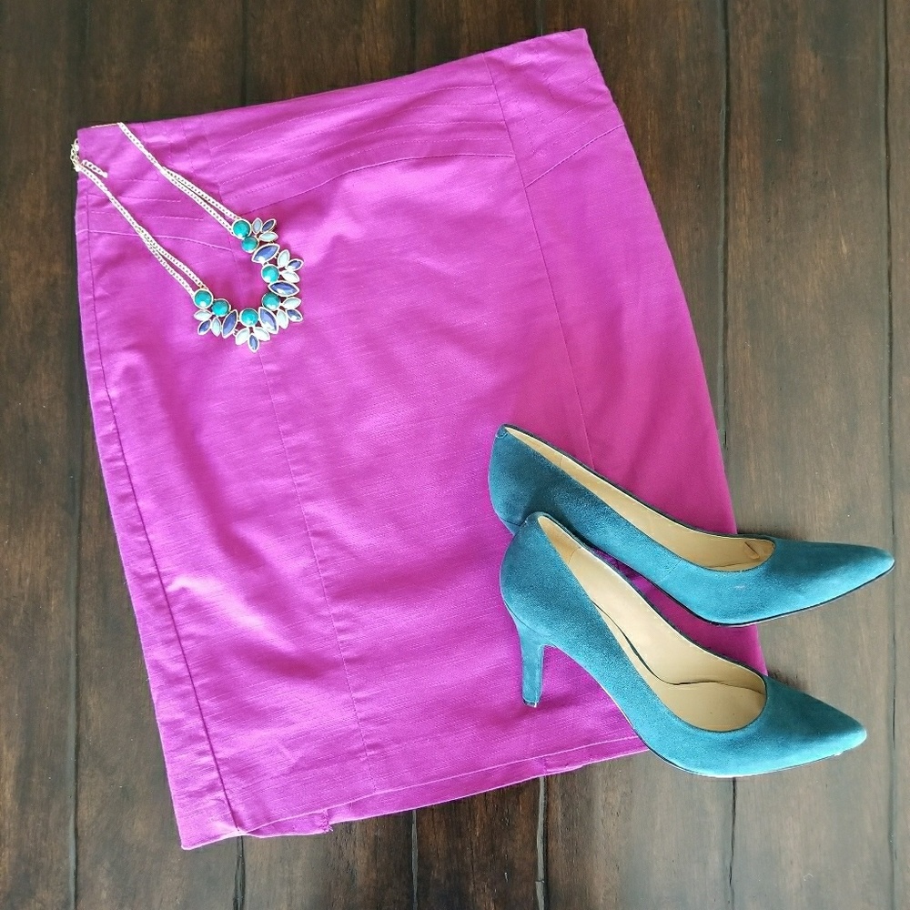 The Limited Pink Pencil Skirt