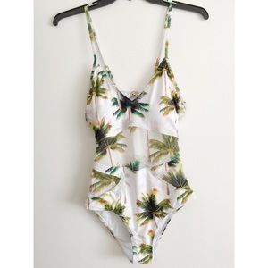 🌴🌞 Palm Tree Mesh One Piece 🌞🌴