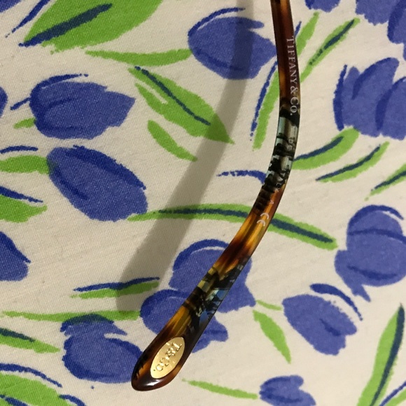 Tiffany&Co.Gold Shield Sunglasses - Picture 5 of 8