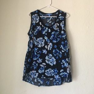 Vera Wang floral tank top